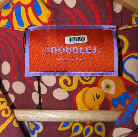 La DoubleJ Bowling Floral Maxi Dress Size XS Burgundy - Picture 6 of 10